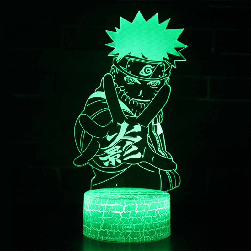 3D Anime LED Lampe Nachtlicht USB Deko Shinobi