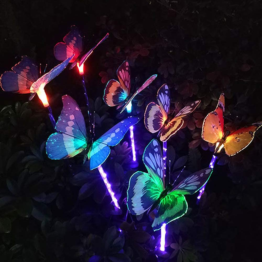 LUMIDA Casa LED-Dekoration Schmetterling outdoorgeeignet Timer