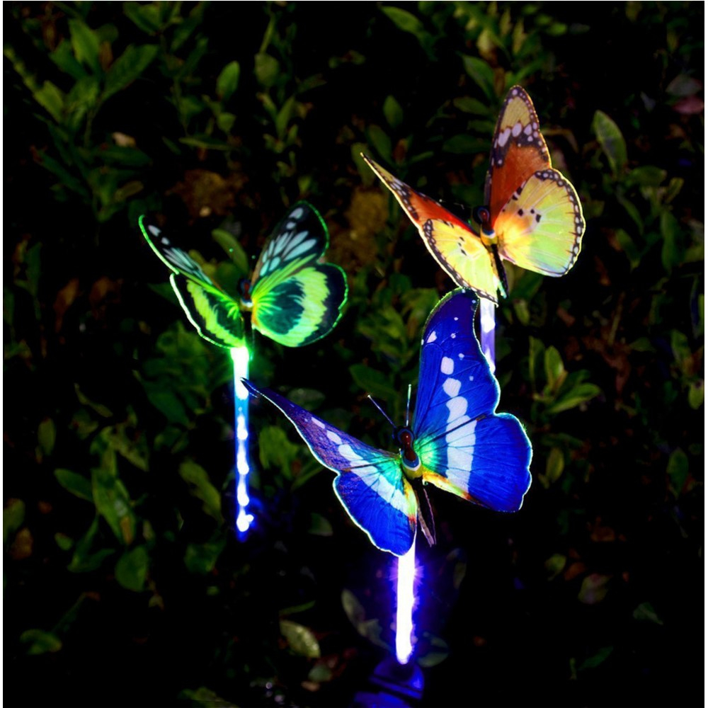 KEEDA 30 LED Schmetterling Solar Lichterkette – 6,35 M, Wasserdicht, Für Garten & Terrasse