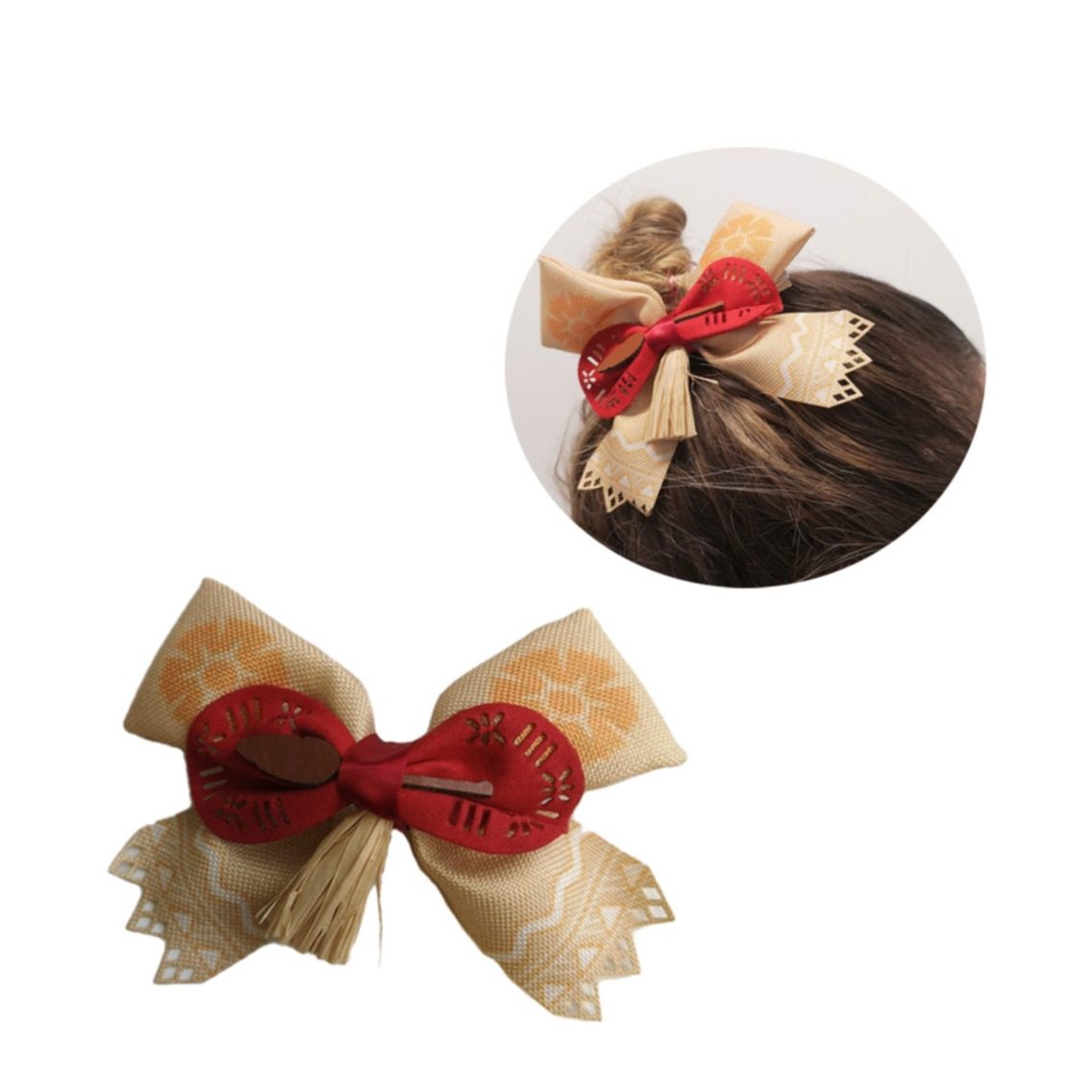 Image of (3er Set) Disney Vaiana Haarspange Haarschmuck Moana Accessoire bei Apfelkiste.ch