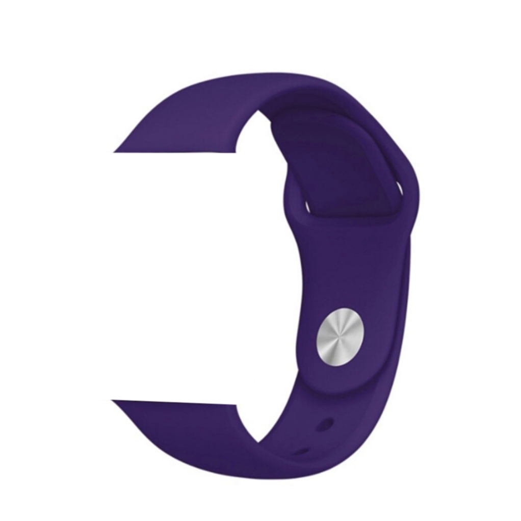 Image of Changee - Apple Watch (45/44/42 mm) Silikon Sport Armband (Grösse S/M) - Violett bei Apfelkiste.ch