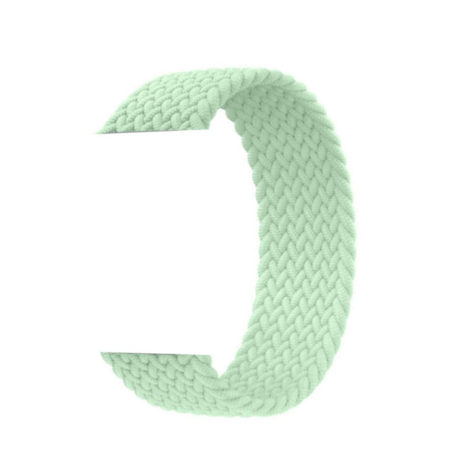 Image of (Gr. XXL) Changee - Apple Watch (45/44/42 mm) Elastisches Geflochtenes Nylon Gummi Armband (Gelenkumfang 210 - 245mm) - Mint bei Apfelkiste.ch