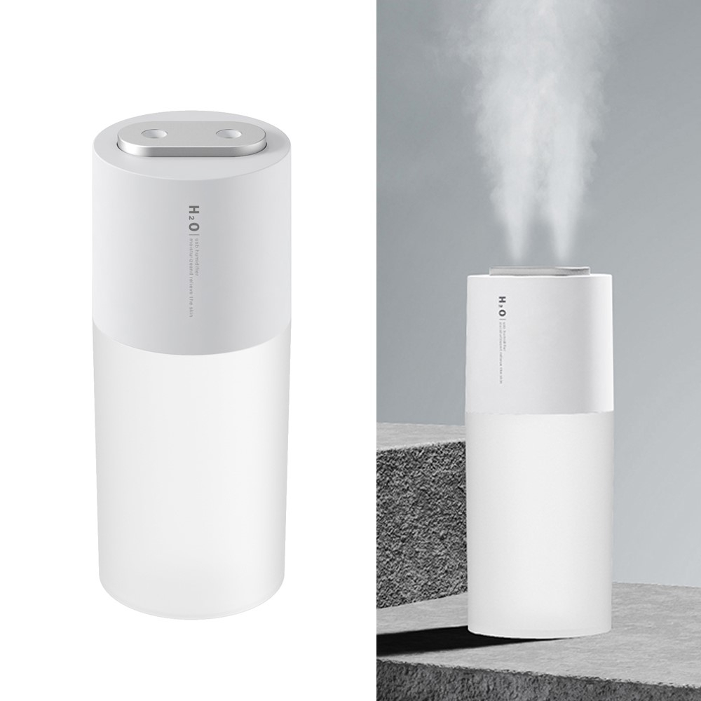 Image of (400ml) USB Luftbefeuchter mit LED Beleuchtung Aroma Diffuser (190x77mm) - Weiss bei Apfelkiste.ch