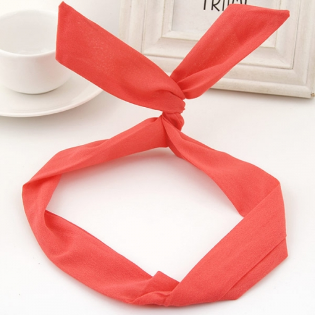 Image of Damen Haarband Accessoire Rabbit - Rot bei Apfelkiste.ch