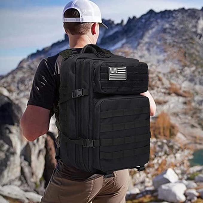 Sac Dos Militaire Sac à Dos Tactique M-Tac 25L - Randonnée Camping Survival MOLLE Sac Camping Polyvalent