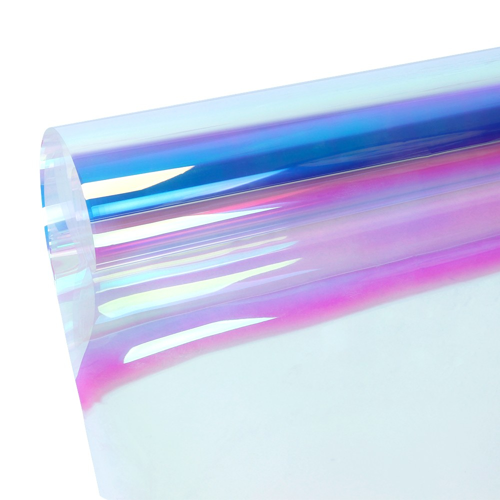 Regenbogen-Fensterfolie Dekorativ - Lila, 50 X 200 Cm, Selbstklebend