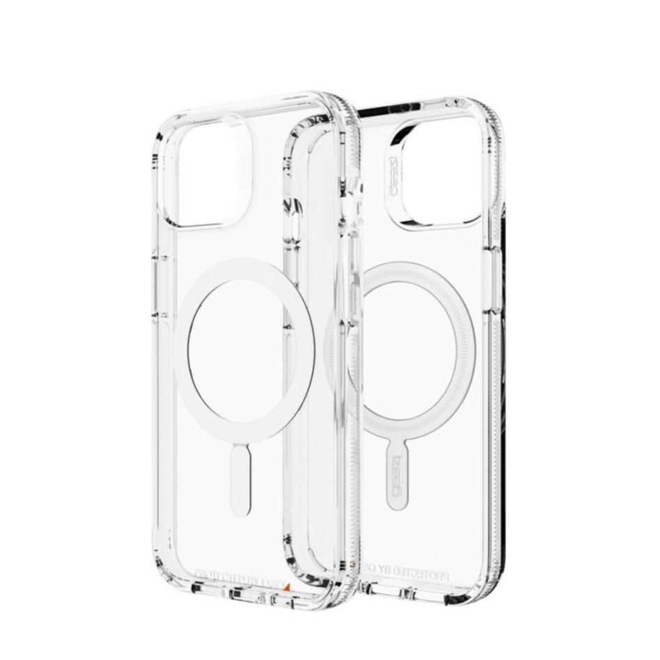 Image of Gear4 - iPhone 13 Antibakterielle MagSafe Schutzhülle Case Crystal Palace Snap D3O aus Recycelten Materialien (702008199) - Transparent bei Apfelkiste.ch