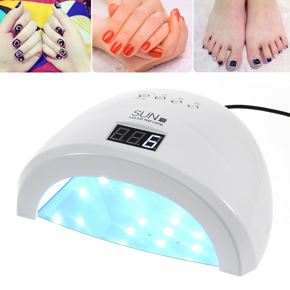 Image of 48 Watt LED UV Nagellampe Nageltrockner Lichthärtungsgerät mit LED Display bei Apfelkiste.ch