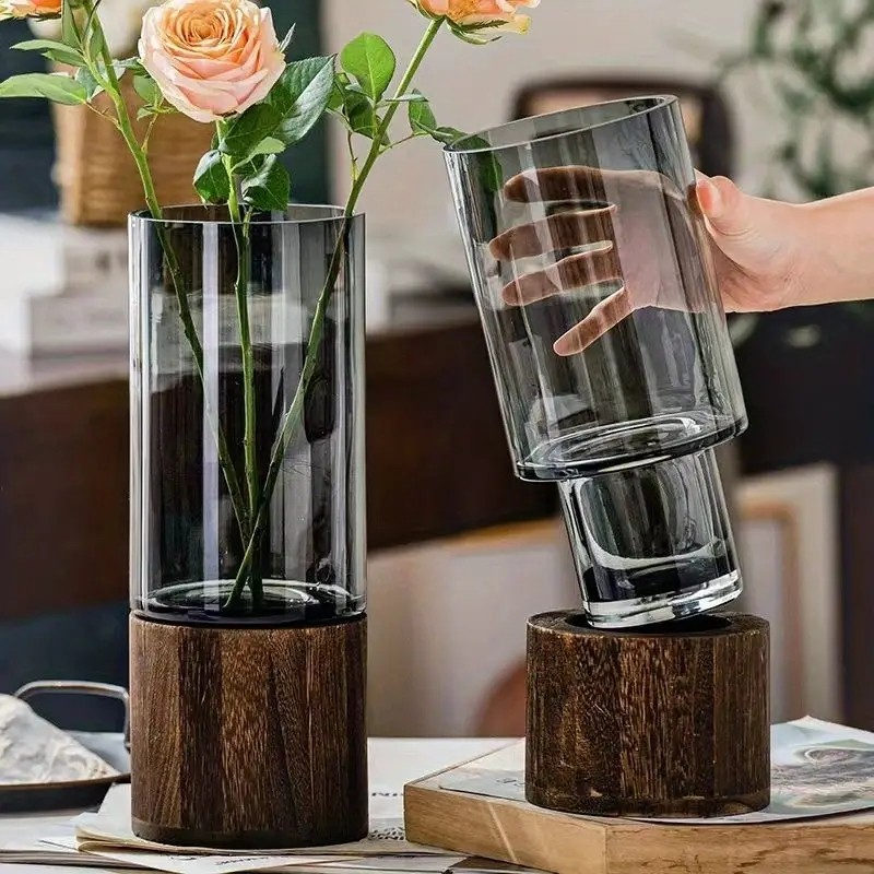 wasser karaffe glas Glas-Wasserkaraffe mit Henkel: Tropffreies Ausgießen Farbe:Moosgrau