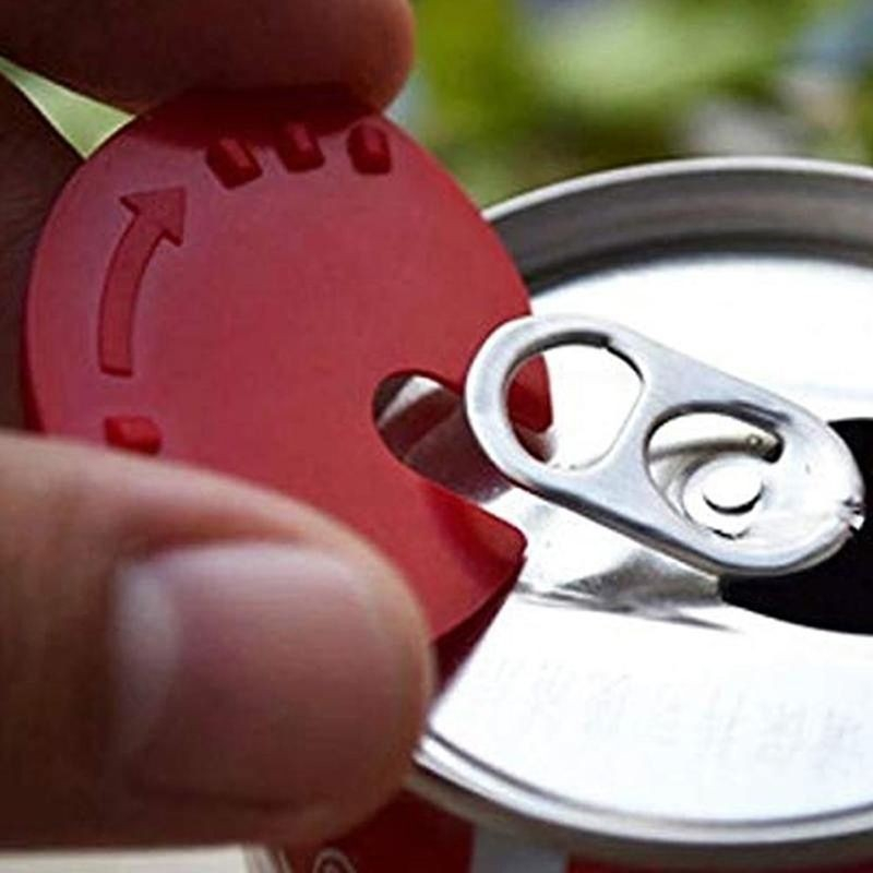 12 Dosenverschlüsse Mit Flaschenöffner - Für Bier, Cola & Limo