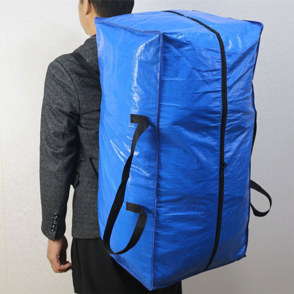 TICONN Umzugstaschen 4 Stück – 68x38x35 Cm, Wasserabweisend, Faltbar, Mit Reißverschluss & Tragegriffen