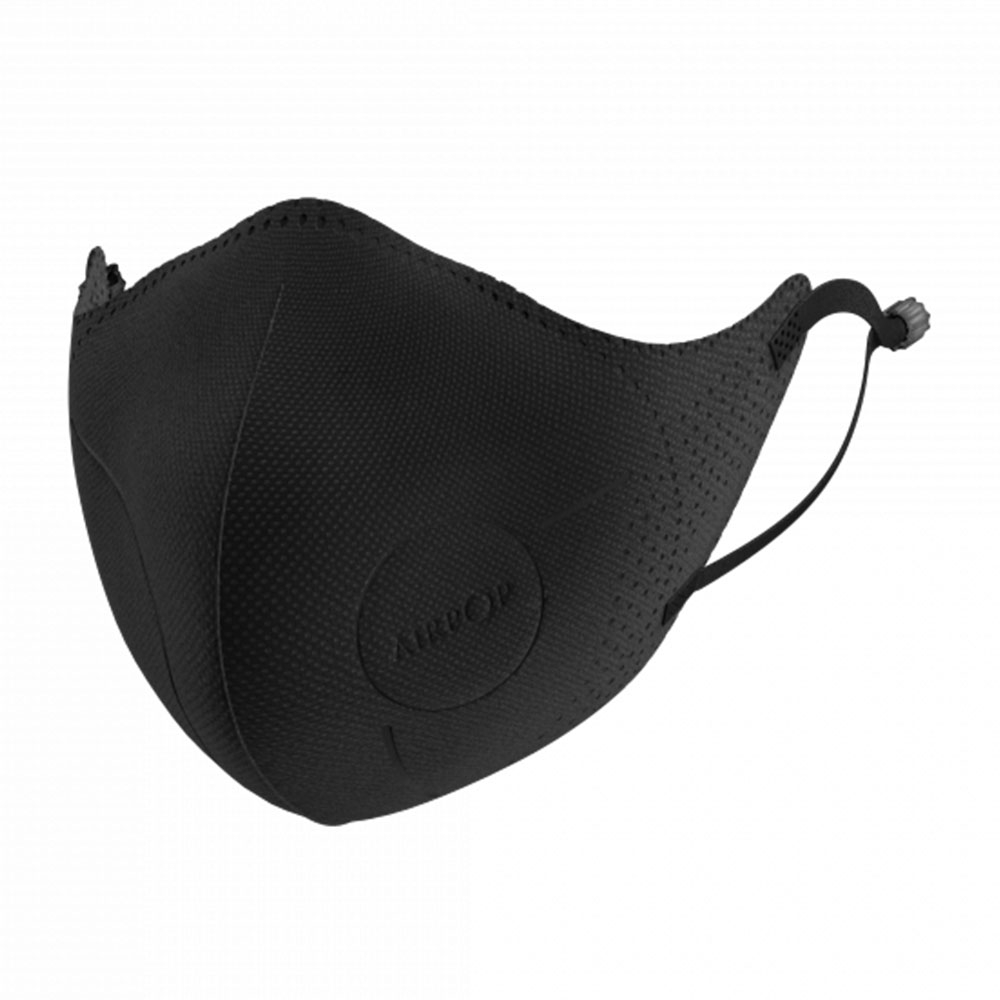 Image of AirPop - (4er Set) Light SE Wiederverwendbare (bis 40 Std.) Anti-Beschlag 4-Filterlagen Mundschutz Hygiene Atemschutzmaske - Schwarz bei Apfelkiste.ch