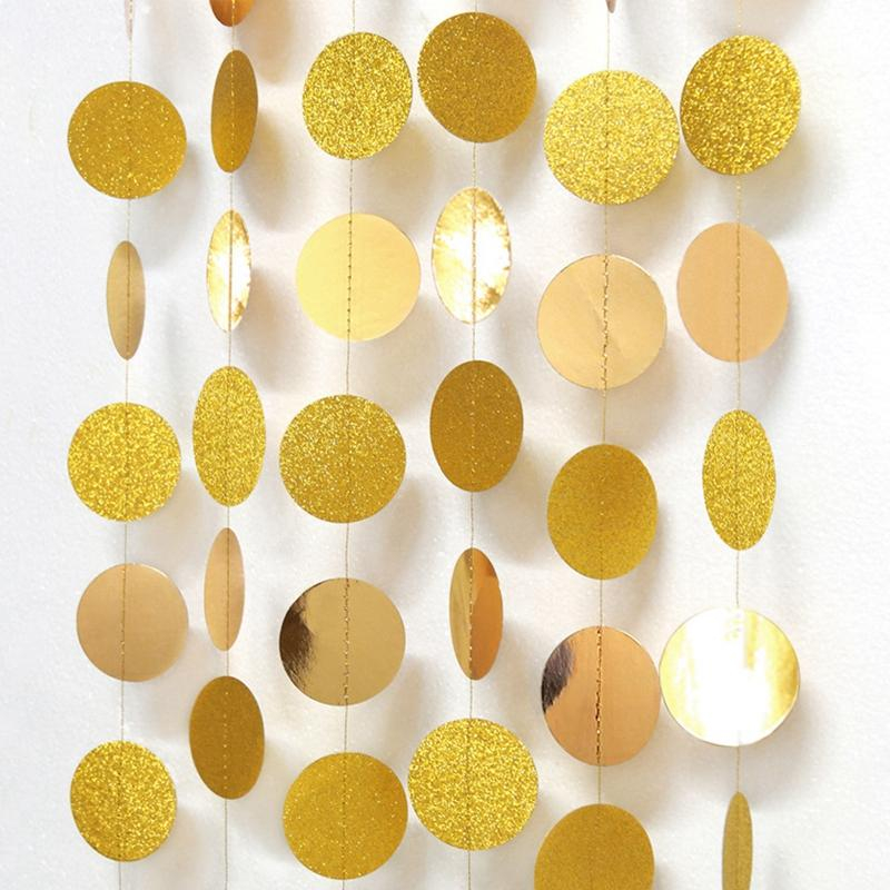 Dreh-Girlande Party-Deko Gold – 24 Meter Lang, Aus Papier, Für Geburtstage, Hochzeiten & Feiern