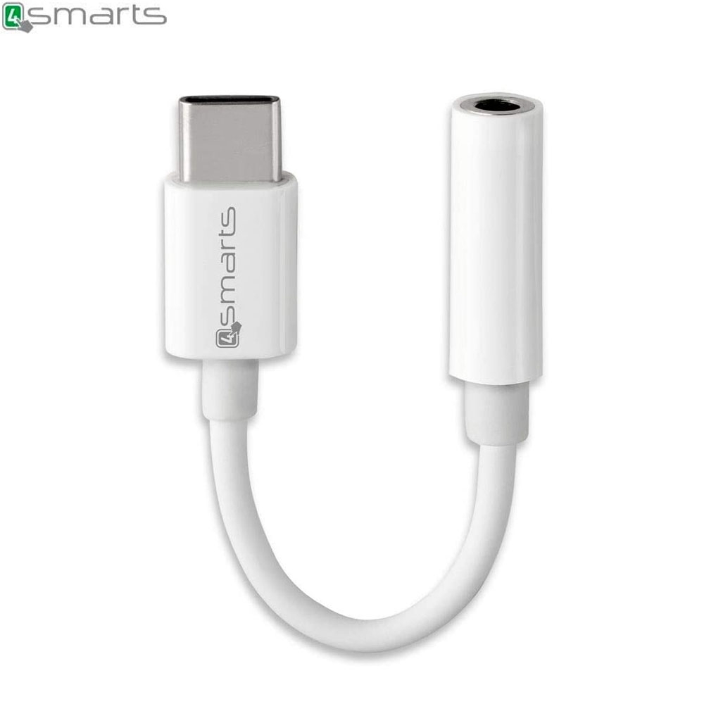 USB C auf 3.5 mm AUX Klinken Adapter (468611) - Weiss