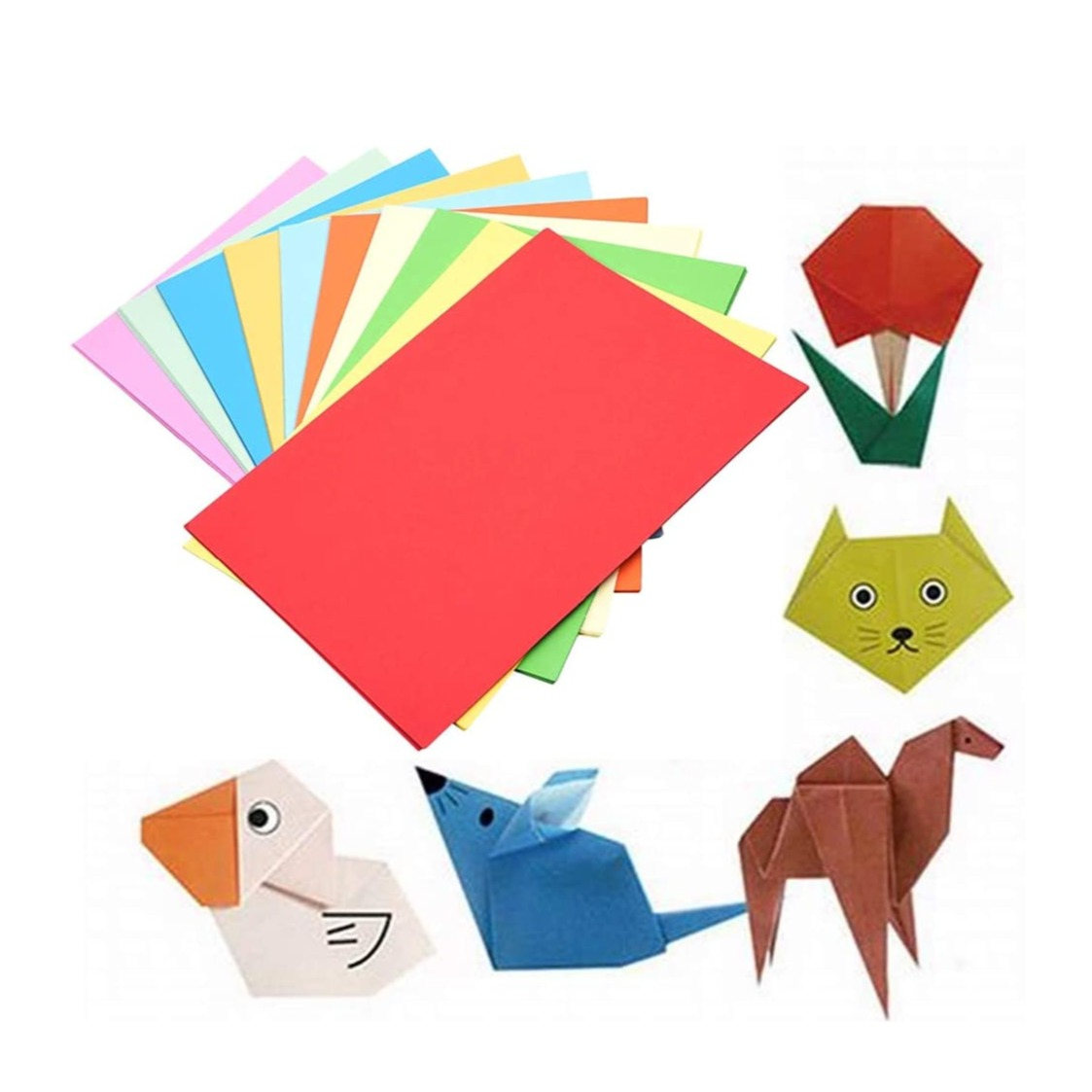 Image of (50er Set) 300gm2 Bastelpapier DIY A4 Fotokarton - Assortiert bei Apfelkiste.ch