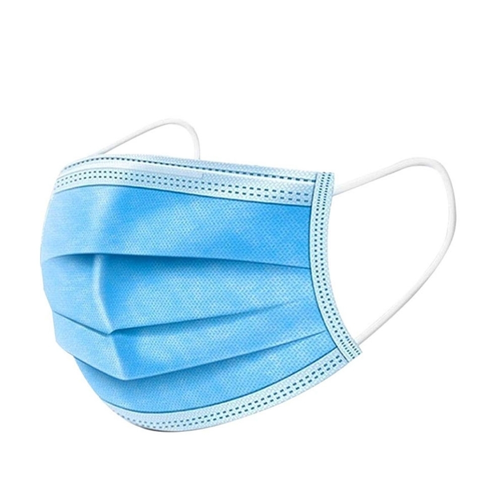 Image of (50er Set) Einweg Mundschutz Hygiene Atemschutzmaske (Einheitsgrösse) - Blau bei Apfelkiste.ch