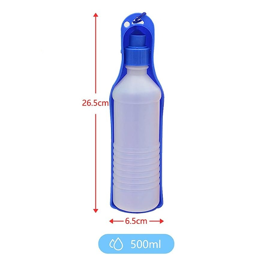 PETLESO Hundewasserflasche 800ml - Auslaufsicherer Trinkspender Für Unterwegs