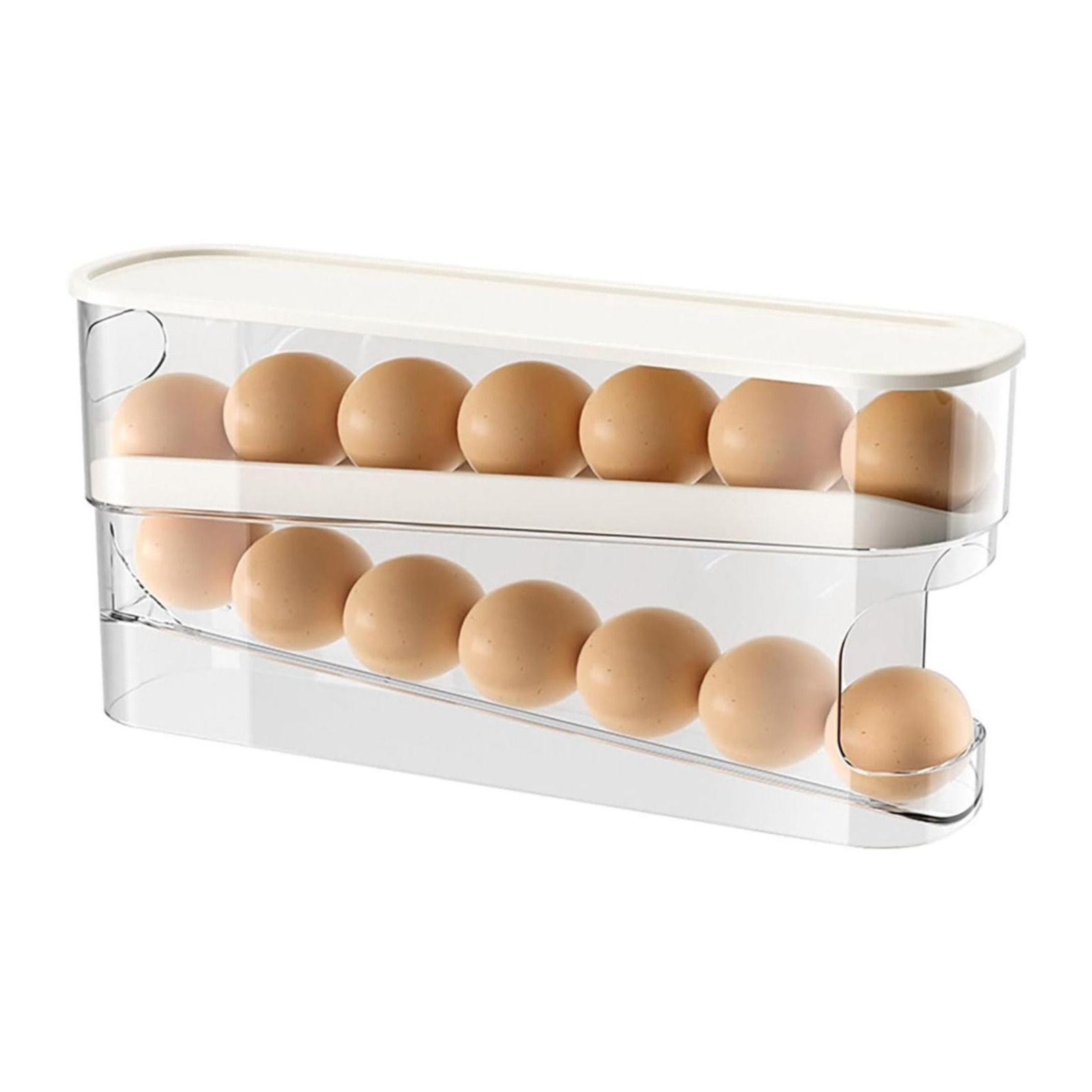 12-fach Eier Aufbewahrungs Box Kühlschrank Organizer