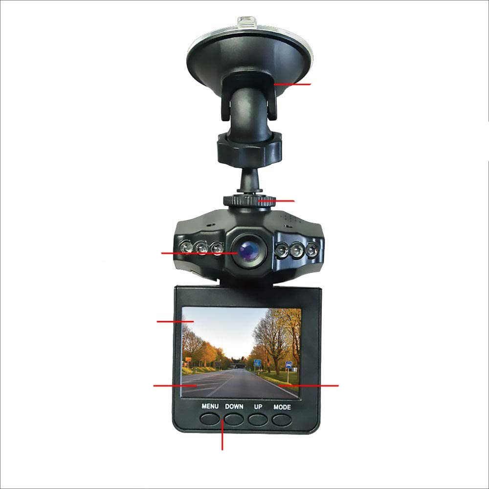 Auto Dashcam HD Kamera mit Display und Halterung