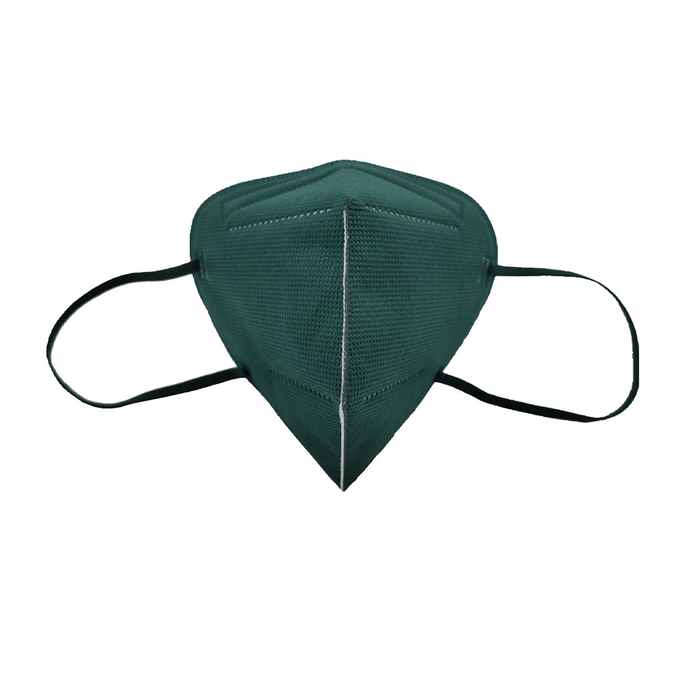 Image of (5er Set) FFP2 Mundschutz Hygiene Atemschutzmaske (Einheitsgrösse) - Dunkelgrün bei Apfelkiste.ch