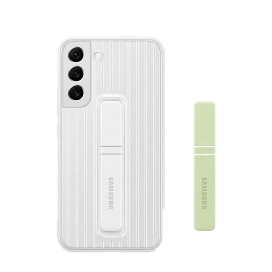 Image of Samsung - Galaxy S22+ Plus 5G Protective Standing Cover Schutzhülle (EF-RS906CWEGWW) - Weiss bei Apfelkiste.ch