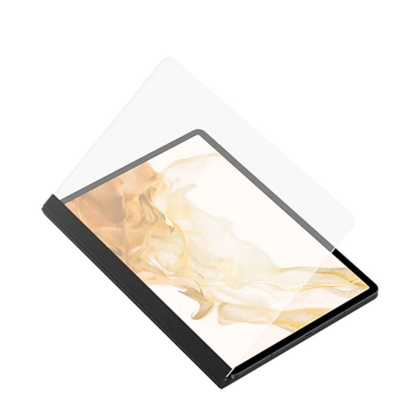 Image of Samsung - Galaxy Tab S8+ Plus / Tab S7 FE 5G / Tab S7+ Plus Antibakterielle Note View Cover Tasche (EF-ZX800PBEGEU) - Schwarz bei Apfelkiste.ch