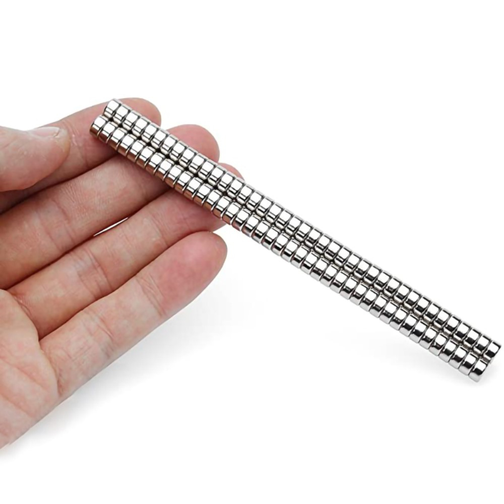 Mini Magneti Al Neodimio Extra Forti - 100 Pezzi 5x1 Mm Per Lavagne E Frigoriferi - Foto 7