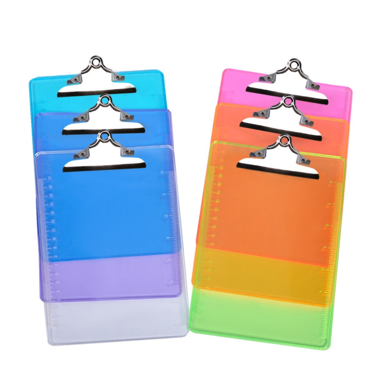 Image of (6er Set) Klemmbrett Notiz Schreibplatte A4 Clipboard + Aufhängefunktion bei Apfelkiste.ch