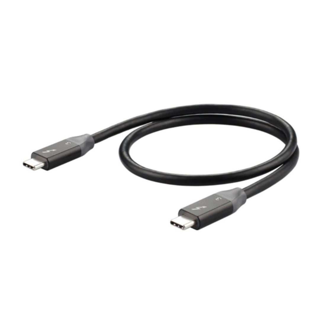Image of (60cm) 100W USB C auf USB C Schnell Ladekabel Thunderbolt 3 Datenkabel Power Delivery - Schwarz bei Apfelkiste.ch
