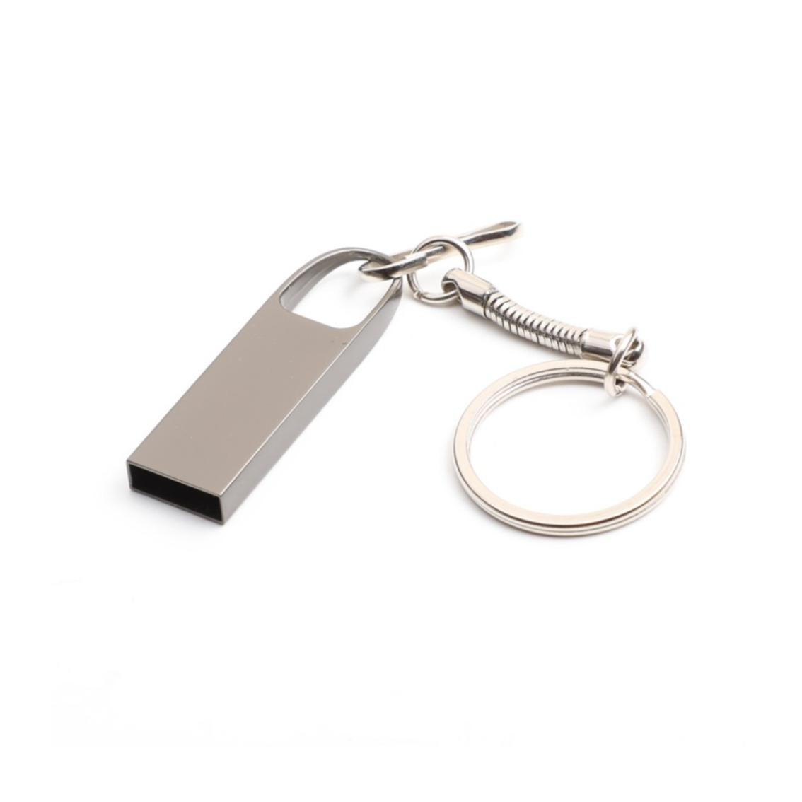 Image of (32GB) Edelstahl Mini USB Speicher Stick Schlüsselanhänger - Silber bei Apfelkiste.ch