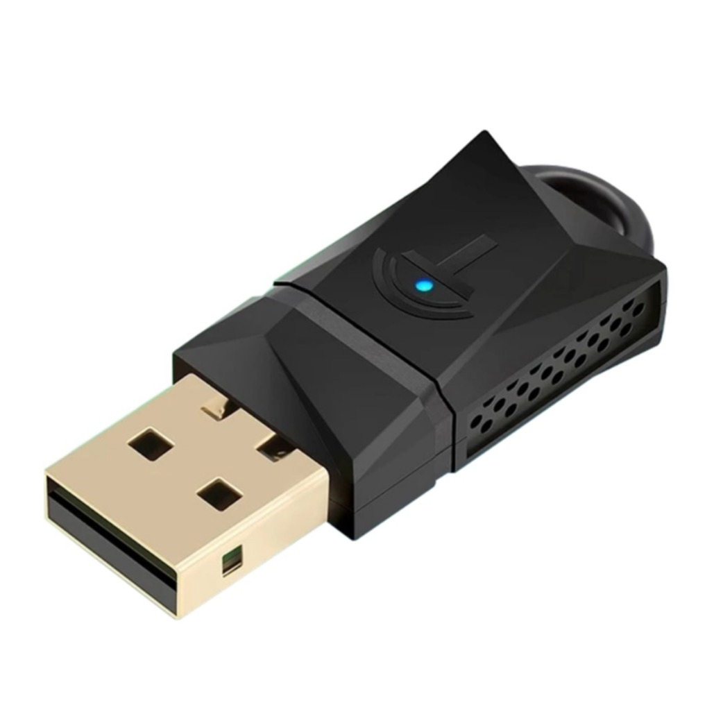 Image of (433Mbps) 5.8Ghz / 2.4Ghz Dualband USB 2.0 WiFi Stick Dongle Netzwerk Adapter 802.11b/g/n - Schwarz bei Apfelkiste.ch