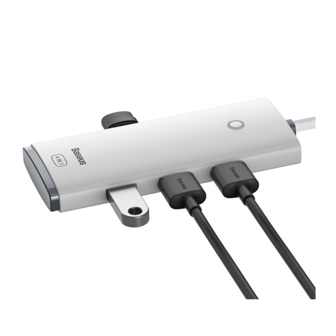 Image of Baseus - 4in1 USB C Multiport Adapter mit USB C / 4x USB 3.0 (5GB/s) - Weiss bei Apfelkiste.ch