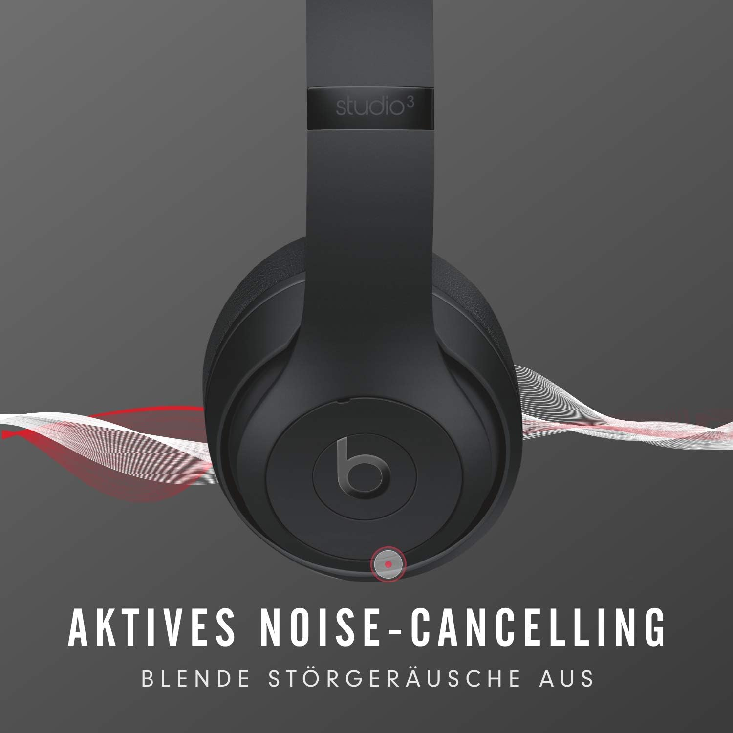 Beats Studio3 Bluetooth Kopfhörer Headset - Schwarz