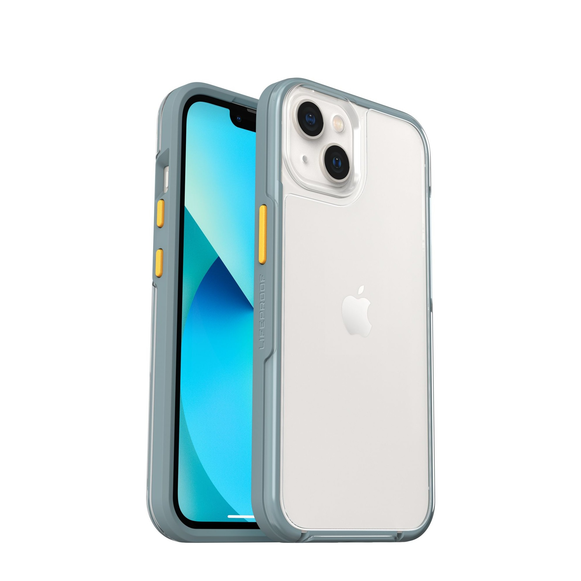 Image of Lifeproof - See iPhone 13 Outdoor Schutzhülle aus recyceltem Ozeanplastik (77-85678) - Grau / Transparent bei Apfelkiste.ch