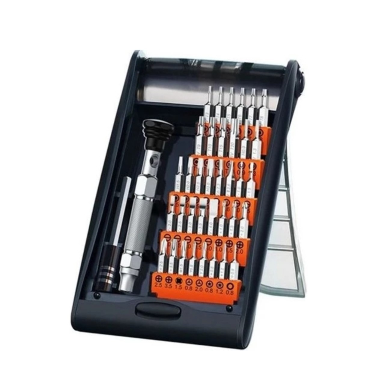 Image of Ugreen - 38in1 Alu Schraubendreher Schlüsselsatz Reparatur Werkzeugkit für Smartphone / Smartwatch / Kamera / Laptop / Konsolen - Schwarz bei Apfelkiste.ch