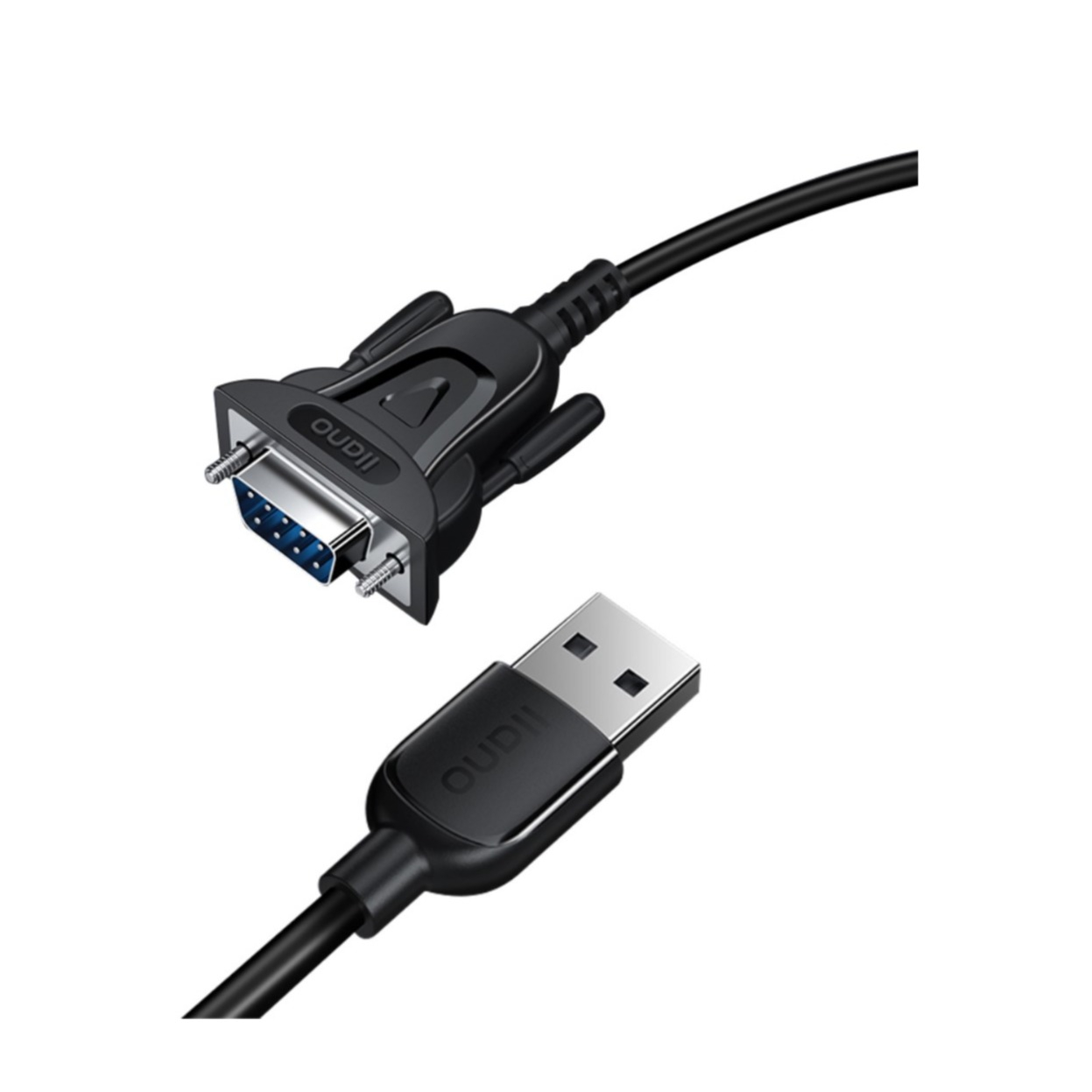 Image of (2m) USB A auf RS232 Serielle Schnittstelle Adapter Kabel - Schwarz bei Apfelkiste.ch