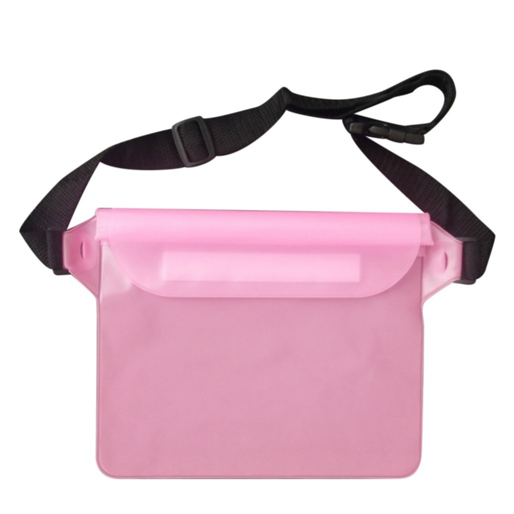 22x18cm) Wasserdichte Bauchtasche Dry Bag Rosa
