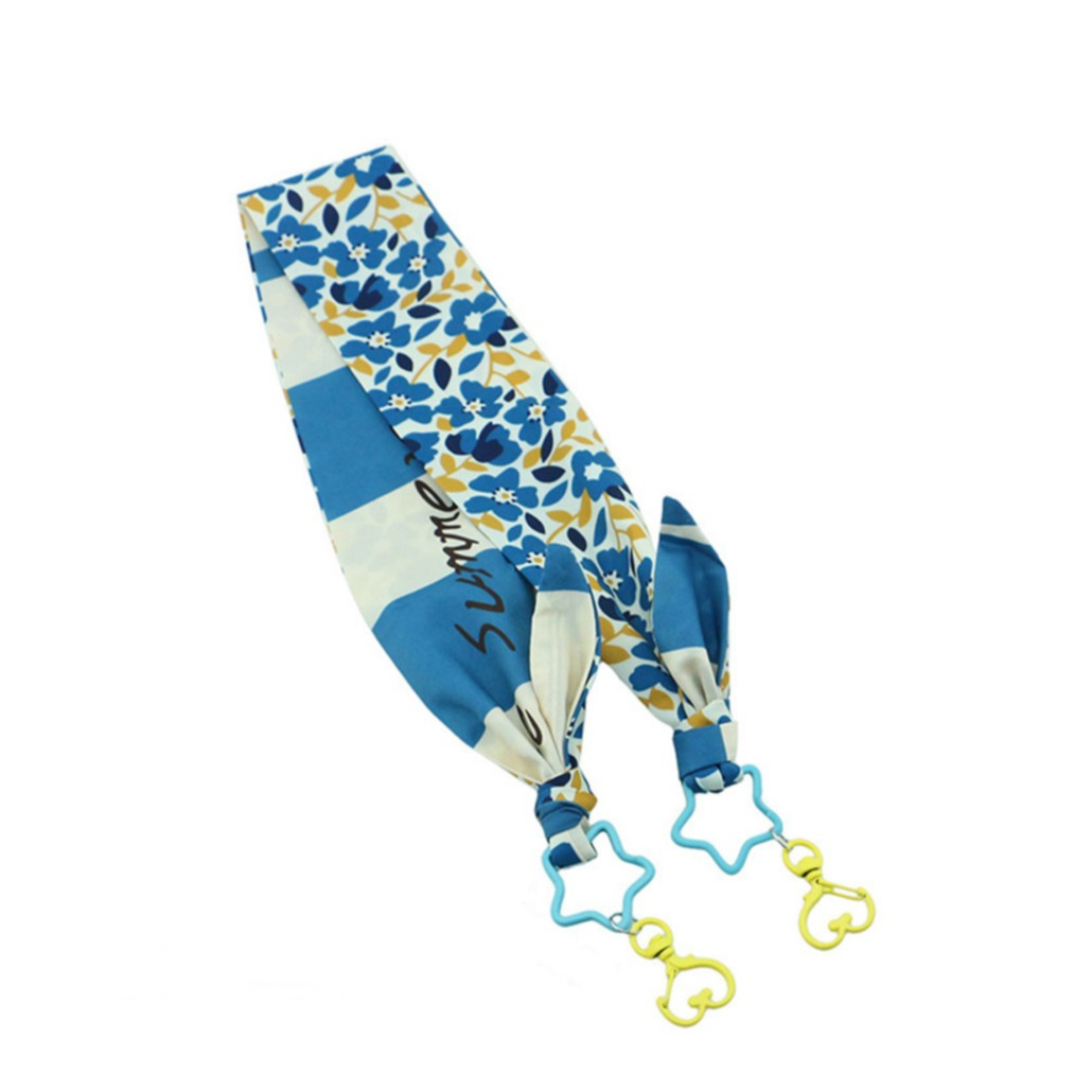 Image of (66cm) Eyewear Halter Brillenkette Sonnenbrillenband Stoff - Blumen bei Apfelkiste.ch