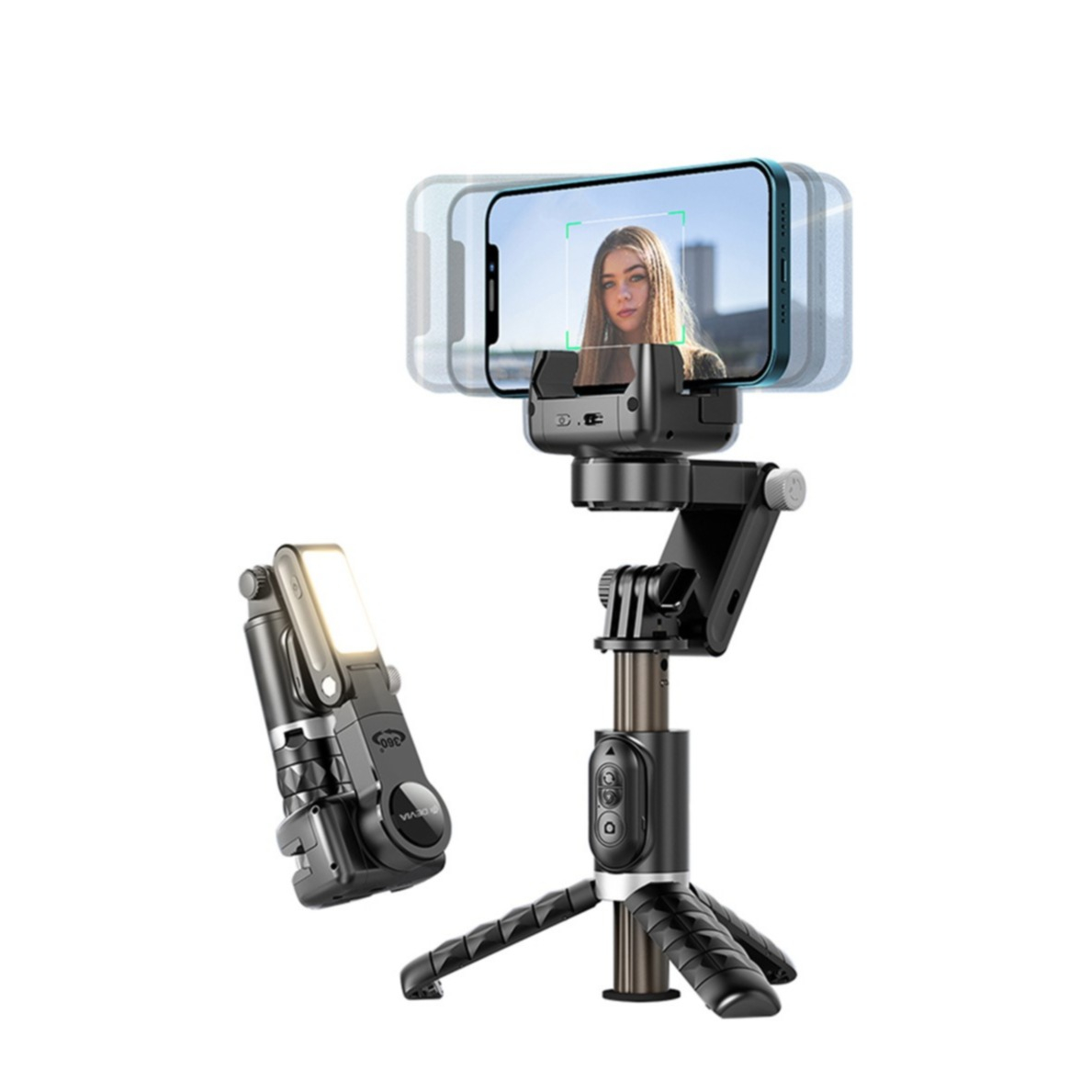 Revo St-500 Handheld Stabilisator Für Kameras Bis 2,2 Kg – Kugelgelenk Gimbal Für Ruckelfreie Videos Beim Gehen