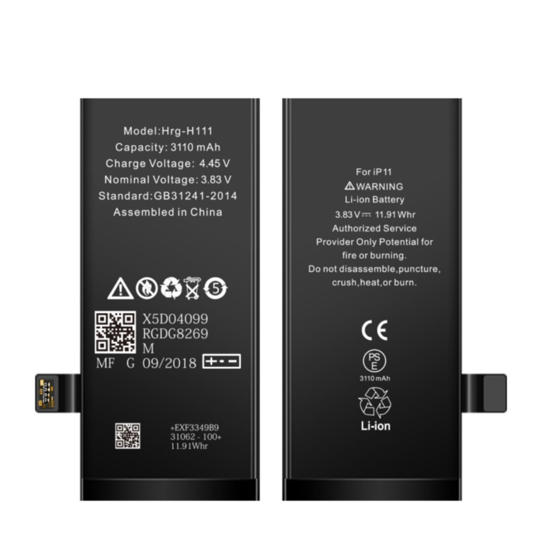 Apple iPhone 11 Akku Batterie Li-Ionen 3.83V 3110mAh
