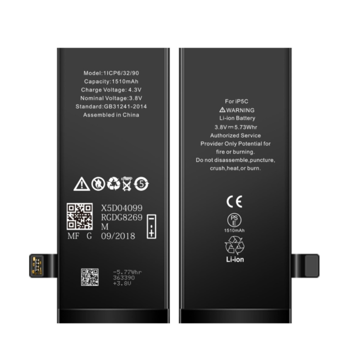 Image of iPhone 5C Akku - Batterie Li-Ionen 3.8V 1510mAh bei Apfelkiste.ch