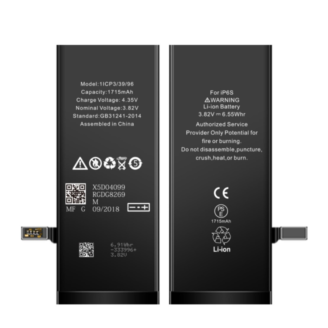 Image of iPhone 6S Akku - Batterie Li-Ionen 3.82V 1715mAh bei Apfelkiste.ch