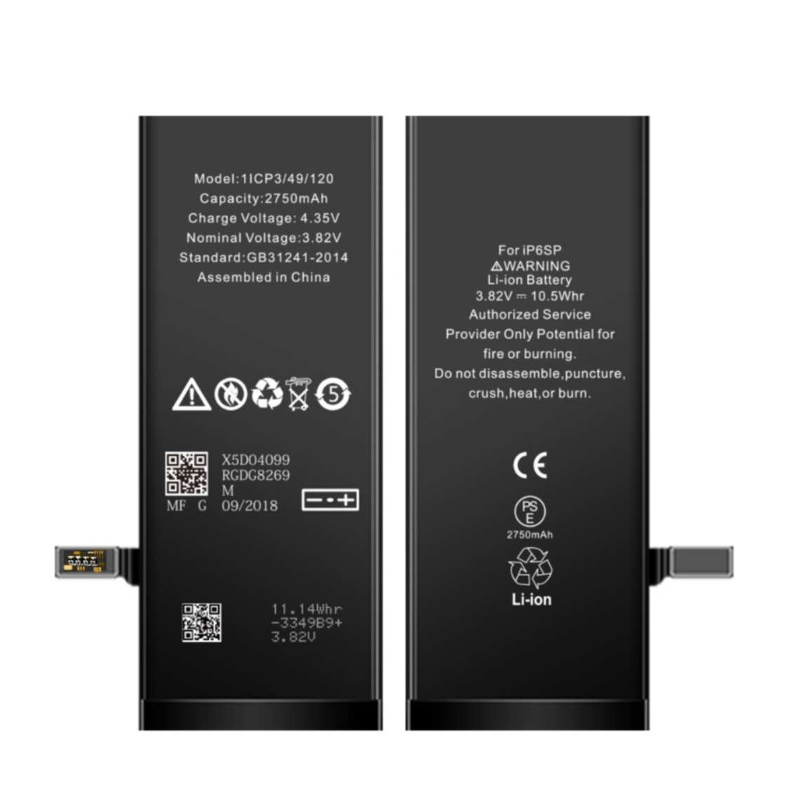 Image of iPhone 6S Plus Akku - Batterie Li-Ionen 3.82V 2750mAh bei Apfelkiste.ch