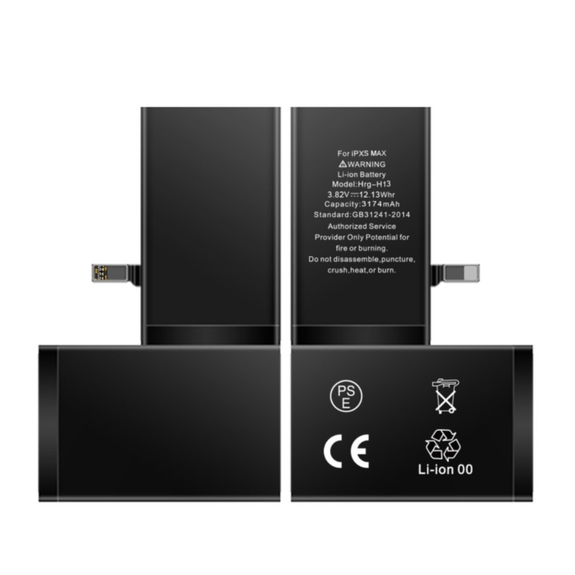 Image of iPhone Xs Max Akku - Batterie Li-Ionen 3.82V 3174mAh bei Apfelkiste.ch