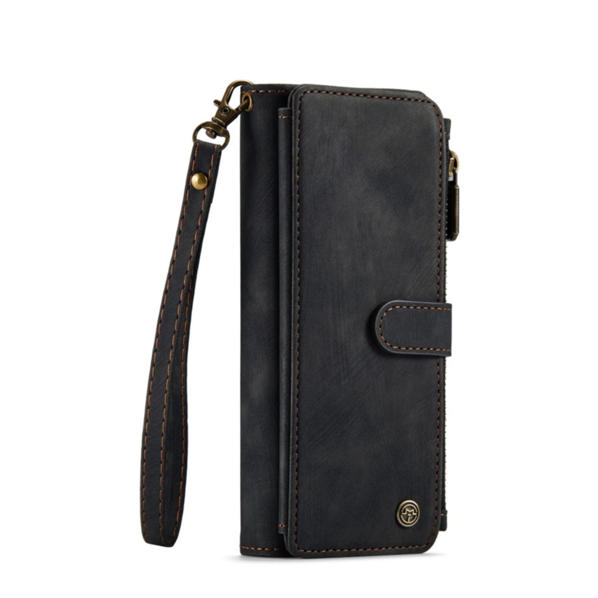 Image of Caseme - Samsung Galaxy Z Fold4 5G 2in1 Leder Tasche Karten Etui - Schwarz bei Apfelkiste.ch