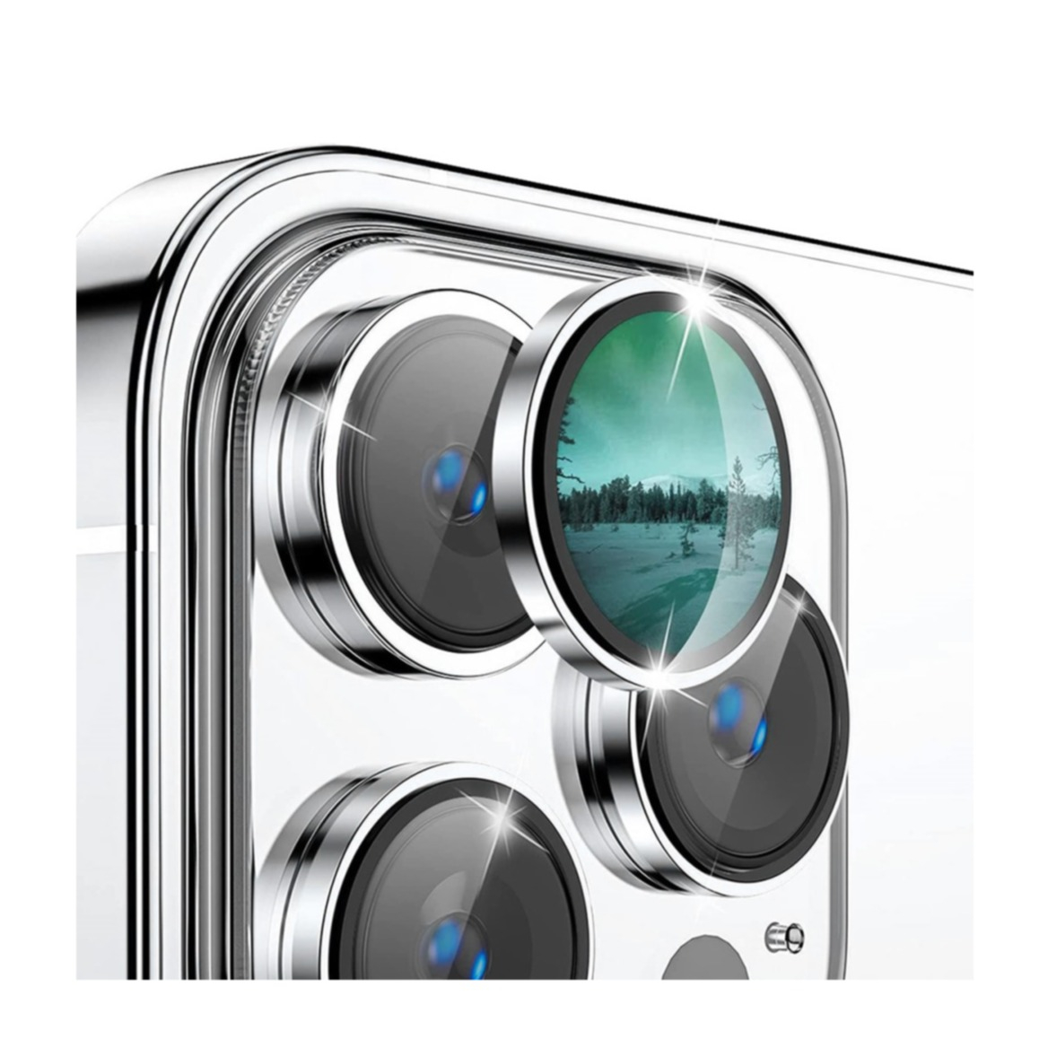 Protection Verre Trempé Pour Objectif D'iPhone 14, 13, 12, 11 - Transparent, Neuf Sous Film