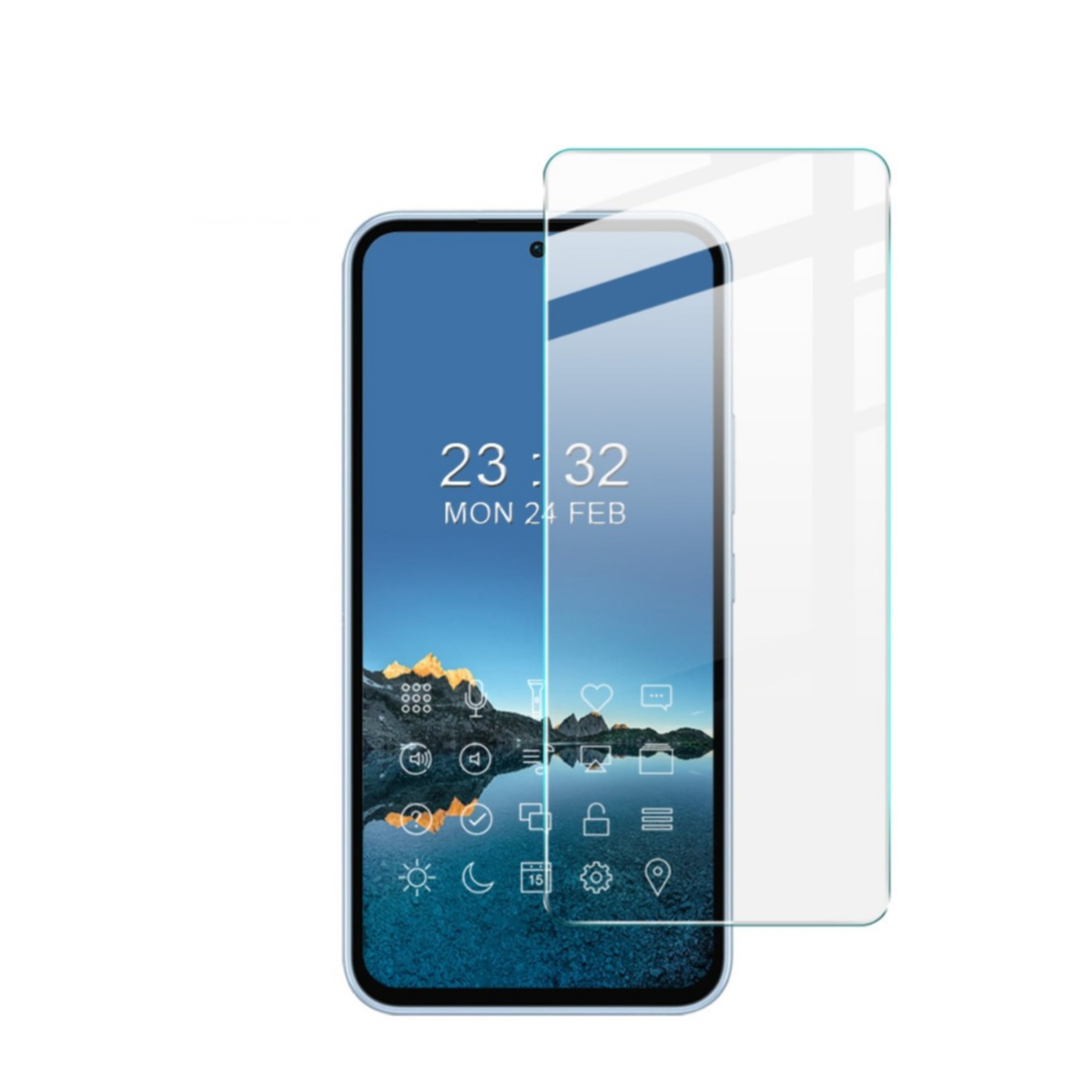 Samsung Galaxy A54 Kit mit Hülle und Displayschutz-Panzerglas