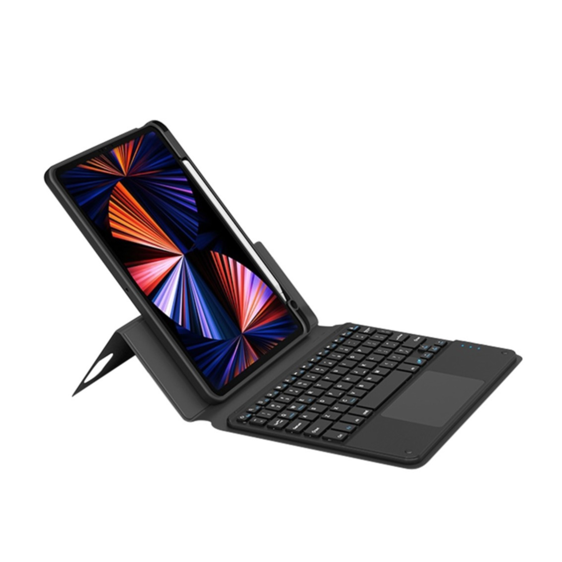 DEQSTER Slim Combo Keyboard abnehmbare Tastatur Bluetooth iPad 10.9