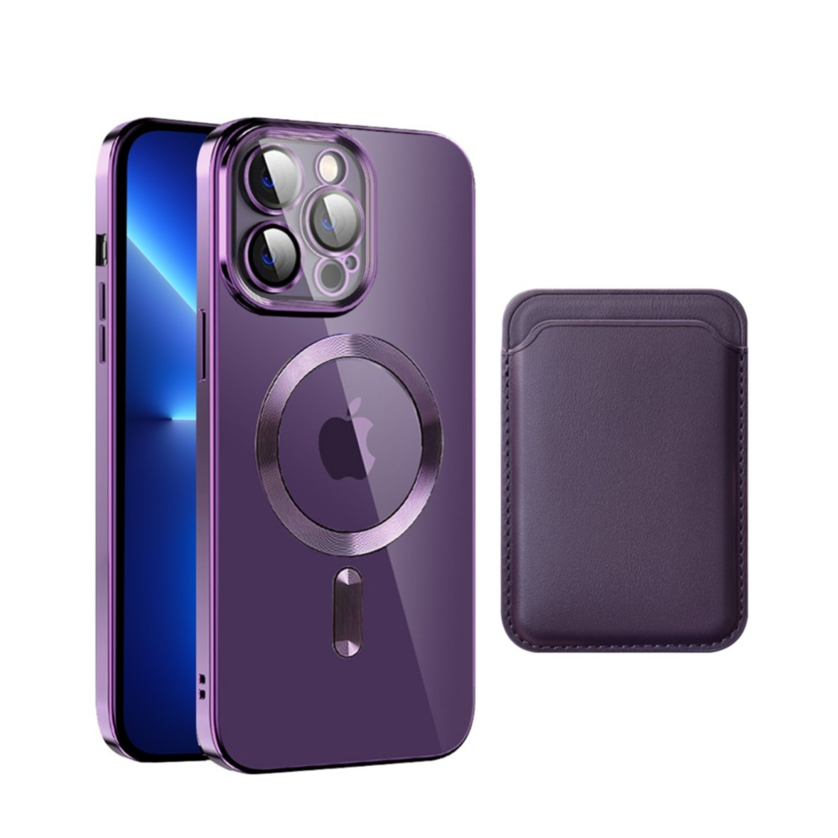Coque Hybride Lammfell & Silicone MagSafe Pour IPhone 11 à 16 Pro Max - Neuf, Générique