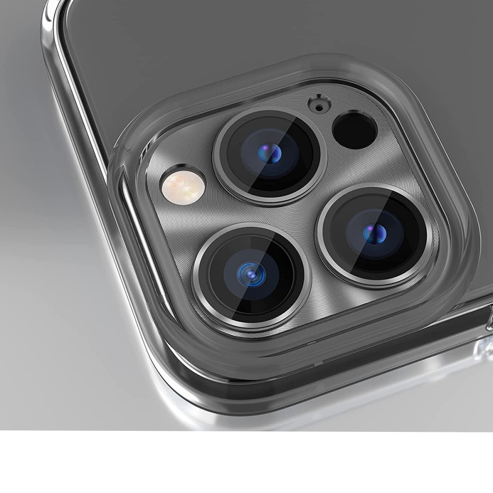 Kamera-Objektivschutz Für IPhone 15/14 Serie – Metallisch, Konvex, Ohne Glas (2 Stück, Schwarz)